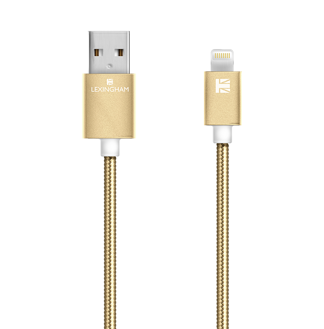 lightning sync charge cable gold 5740 lexingham