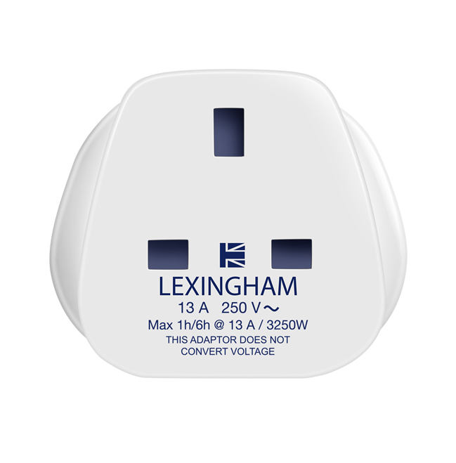 UK to EU travel adaptor 5001 lexingham