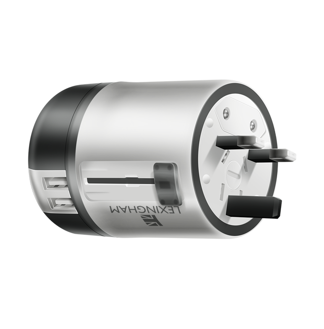 worlwide sliding adaptor dual USB 5021 lexingham